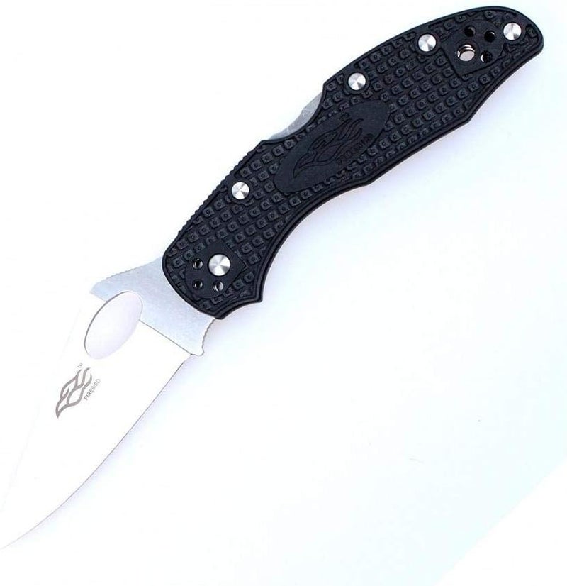 Firebird GANZO F759M Pocket Folding Knife 440C Stainless Steel Blade Nylon Glass Fiber Anti-Slip Handle with Clip Tactical Survival Fishing Camping EDC Knife (Black) - Image 3